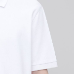 Basic Piqué Polo Shirt [White]
