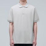 [Cooltandard] Piqué Polo Shirt [Mushroom]