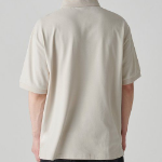 [Cooltandard] Relaxed Fit Piqué Polo Shirt [Ecru]