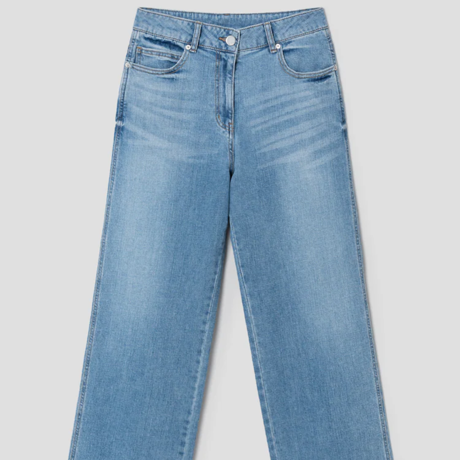 KUHO Straight-Fit Denim Pants - Blue