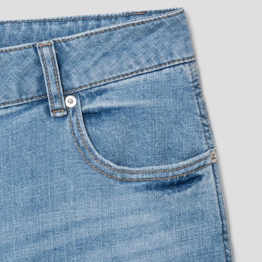 KUHO Straight-Fit Denim Pants - Blue