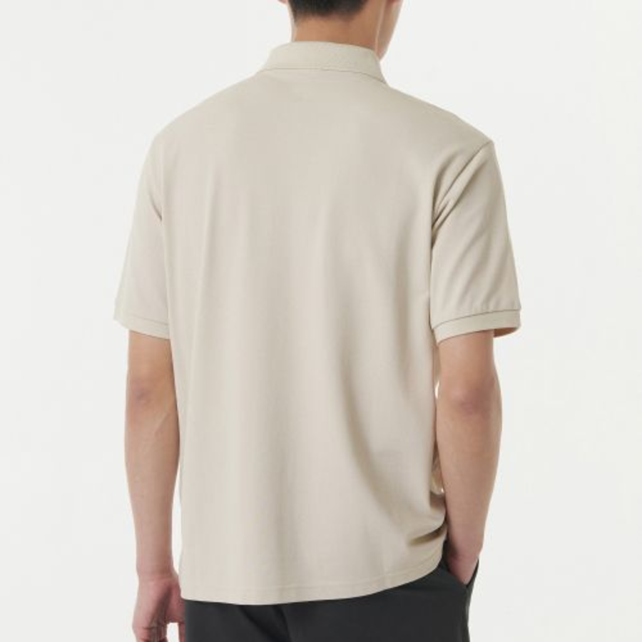 [Cooltandard] Piqué Polo Shirt [Ecru]