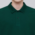 Basic Piqué Polo Shirt [Green]