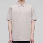 Basic Piqué Polo Shirt [Mushroom]
