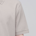 Basic Piqué Polo Shirt [Mushroom]