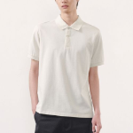 Basic Piqué Polo Shirt [Cream]