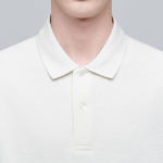 Basic Piqué Polo Shirt [Cream]