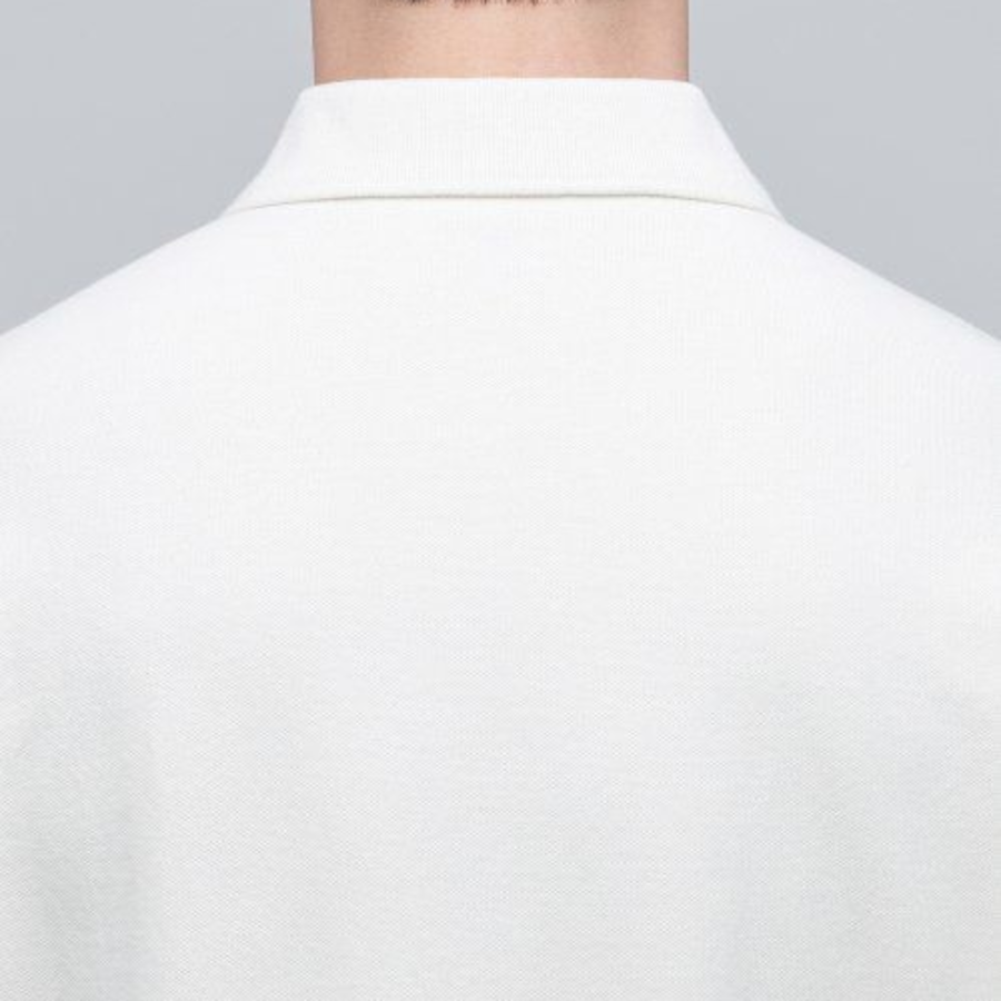 Basic Piqué Polo Shirt [Cream]