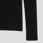 Maison Kitsune Women Baby Fox Patch Fine Ribbed Turtleneck