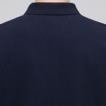 Basic Piqué Polo Shirt [Navy]