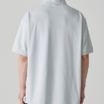 [Cooltandard] Relaxed Fit Piqué Polo Shirt [Ash Gray]