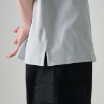 [Cooltandard] Relaxed Fit Piqué Polo Shirt [Ash Gray]