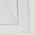 Maison Kitsune Women Baby Fox Patch Fine Ribbed Turtleneck