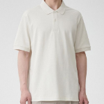 [Cooltandard] Piqué Polo Shirt [Cream]
