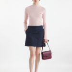 Maison Kitsune Women Baby Fox Patch Fine Ribbed Turtleneck