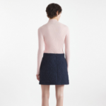 Maison Kitsune Women Baby Fox Patch Fine Ribbed Turtleneck