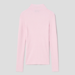 Maison Kitsune Women Baby Fox Patch Fine Ribbed Turtleneck