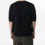 Cool Touch Crew Neck Short Sleeve Knit [Black]