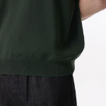 Cool Touch Crew Neck Short Sleeve Knit [Deep Green]