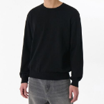 Washable Supima Cotton Crew Neck Short Sleeve Knit [Blue Grey]