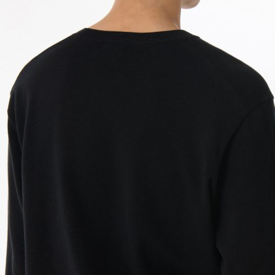 Washable Supima Cotton Crew Neck Short Sleeve Knit [Blue Grey]