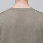 Merino Wool Blend High Gauge Crew Neck Knit [Dusty Beige]