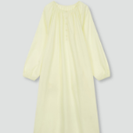 JAJU Pure Cotton Long-Sleeve Pajama Dress (Yellow) — мягкость и уют в каждой детали