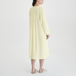 JAJU Pure Cotton Long-Sleeve Pajama Dress (Yellow) — мягкость и уют в каждой детали