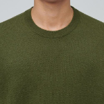 Minimal Crew Neck Knit [Avocado]