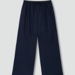 JAJU Pure Cotton Full-Length Pajama Pants (Navy) — лёгкость, свобода и натуральный комфорт