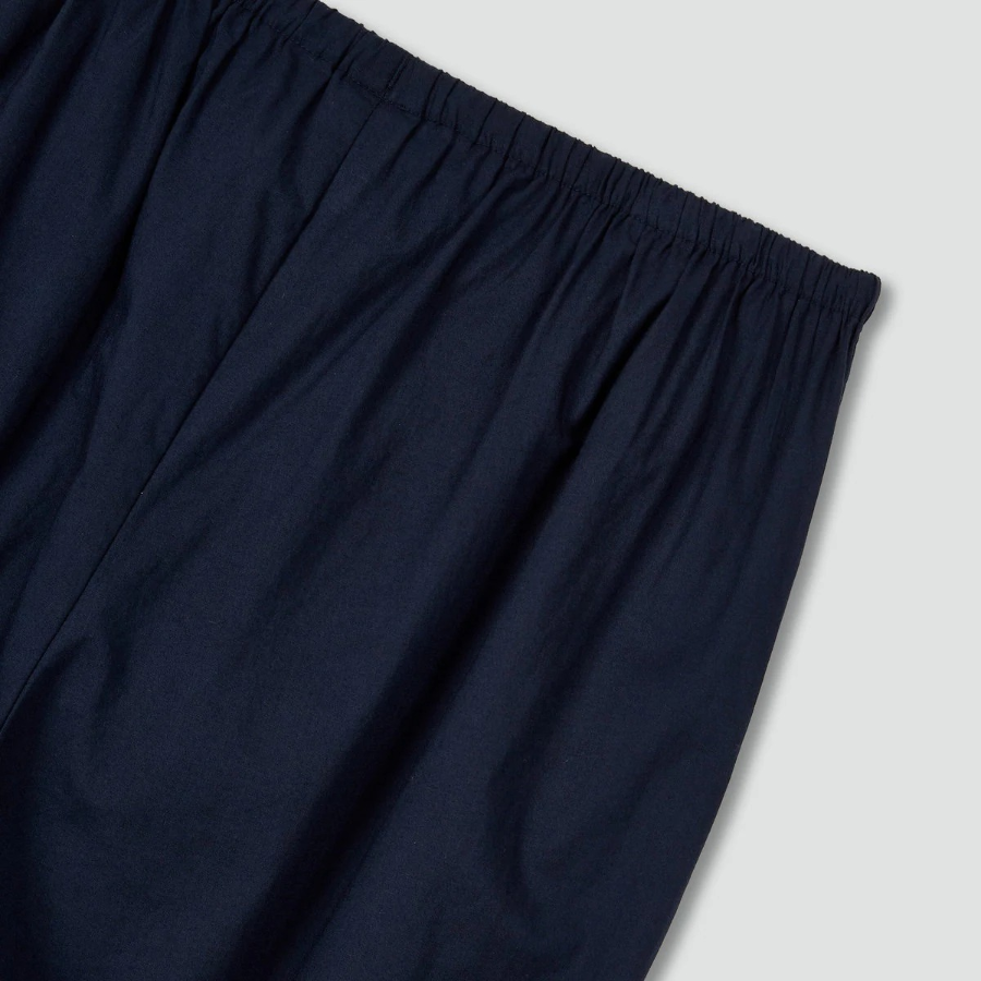 JAJU Pure Cotton Full-Length Pajama Pants (Navy) — лёгкость, свобода и натуральный комфорт