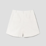 KUHO One-Tuck Short Pants - White