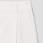 KUHO One-Tuck Short Pants - White