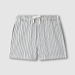 JAJU Terry Short-Sleeve 3-Piece Pajama Set (Off White) — мягкость махры и лёгкость полного комфорта