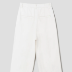 KUHO [HEART FOR EYE] Wide Denim Pants - Ivory