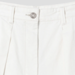 KUHO [HEART FOR EYE] Wide Denim Pants - Ivory