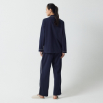 JAJU Smart Cotton 10-Length Pajama Set (Navy) — продуманный комфорт и натуральные материалы