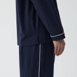 JAJU Smart Cotton 10-Length Pajama Set (Navy) — продуманный комфорт и натуральные материалы
