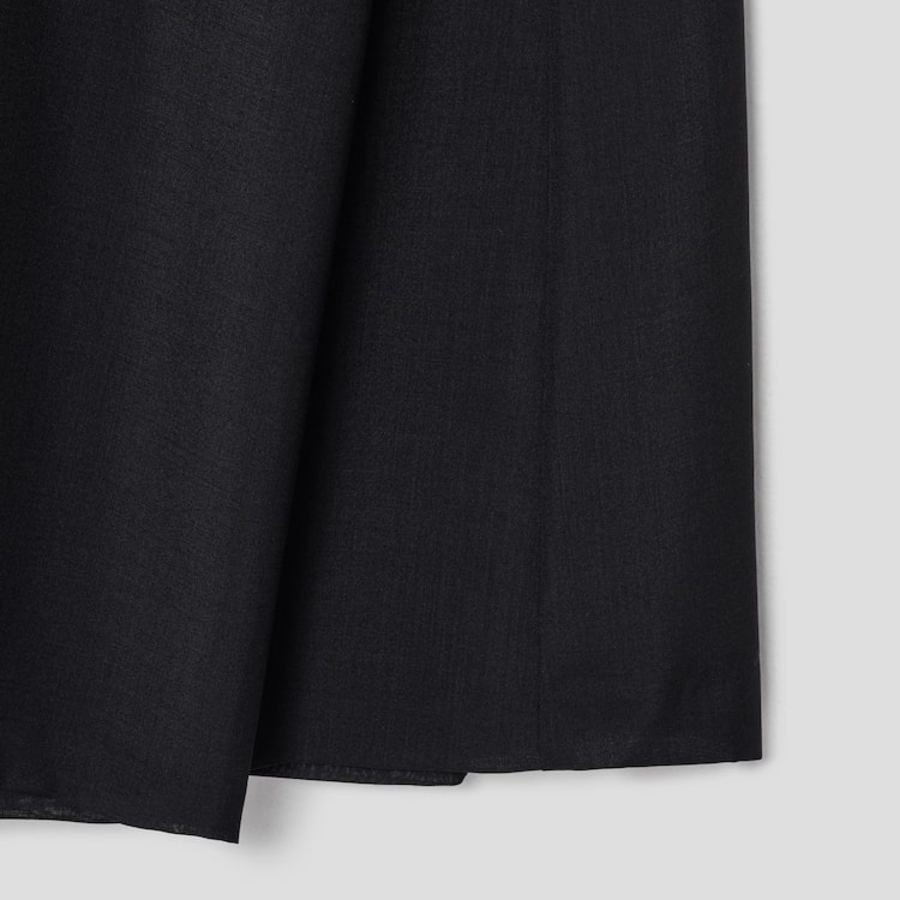 KUHO Wrapped-Type Wide Fit Pants – Ash