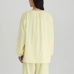 JAJU Pure Cotton Long-Sleeve Pajama Shirt (Yellow) — лёгкость хлопка и домашний уют