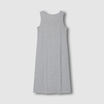 JAJU Pointelle Sleeveless Lounge Dress (Melange Grey) — дышащая нежность и расслабляющий крой