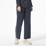 JAJU Smart Cotton 10-Length Pajama Set (Navy) — глубокий цвет и натуральный комфорт для ночного отдыха