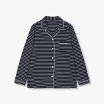 JAJU Smart Cotton 10-Length Pajama Set (Navy) — глубокий цвет и натуральный комфорт для ночного отдыха