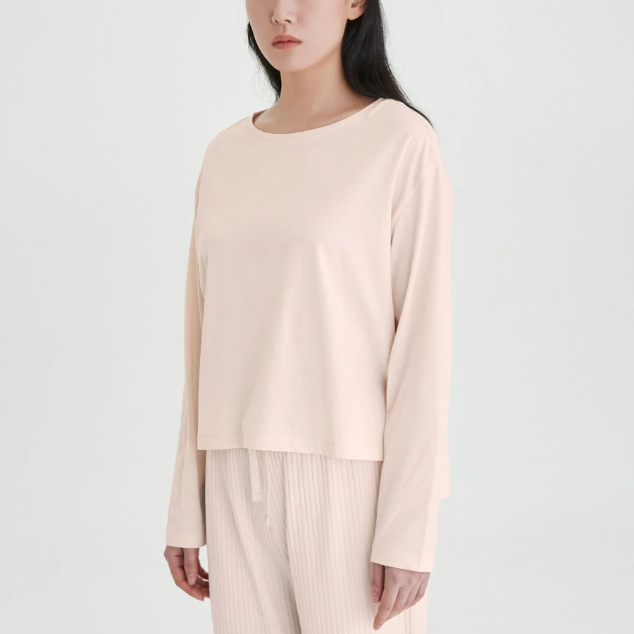 JAJU Pima Cotton Lounge T-Shirt (Pink) — мягкость премиального хлопка на каждый день