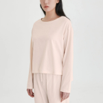 JAJU Pima Cotton Lounge T-Shirt (Pink) — мягкость премиального хлопка на каждый день