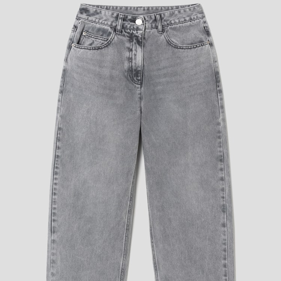 KUHO Tapered-Fit Denim Pants - Grey