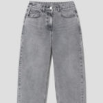 KUHO Tapered-Fit Denim Pants - Grey