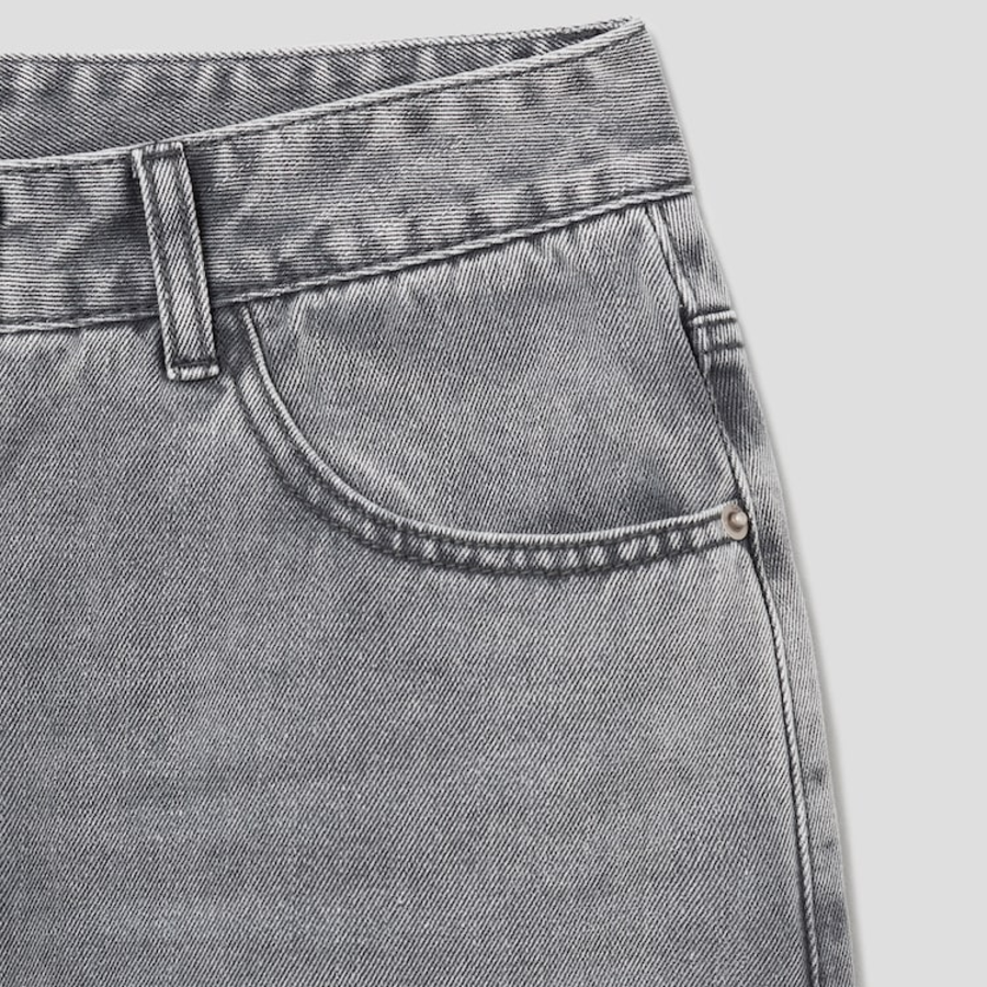 KUHO Tapered-Fit Denim Pants - Grey