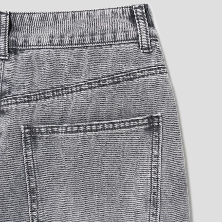 KUHO Tapered-Fit Denim Pants - Grey