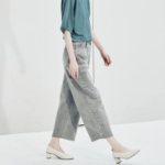 KUHO Tapered-Fit Denim Pants - Grey